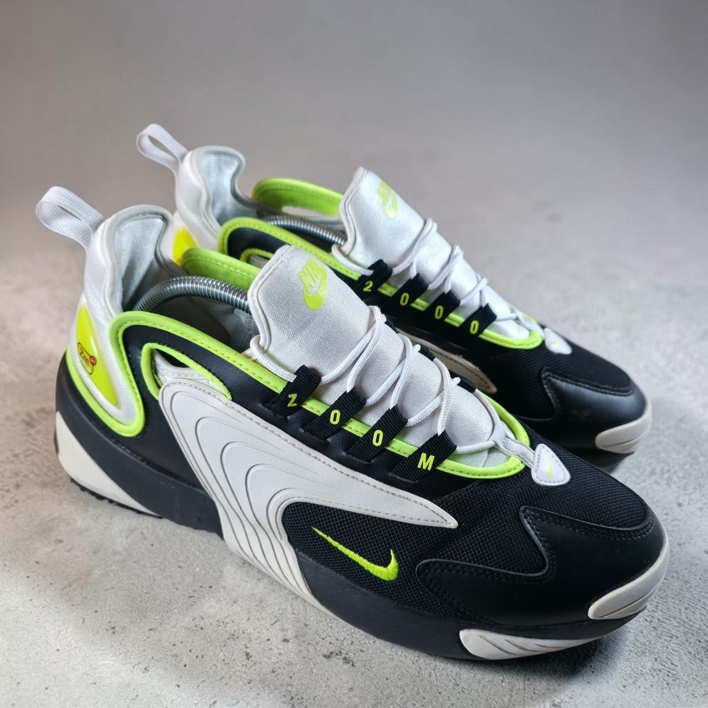 Nike Zoom 2K #A00269-004 Mens 12 Sneaker Black Volt Basketball Shoes *Clean.